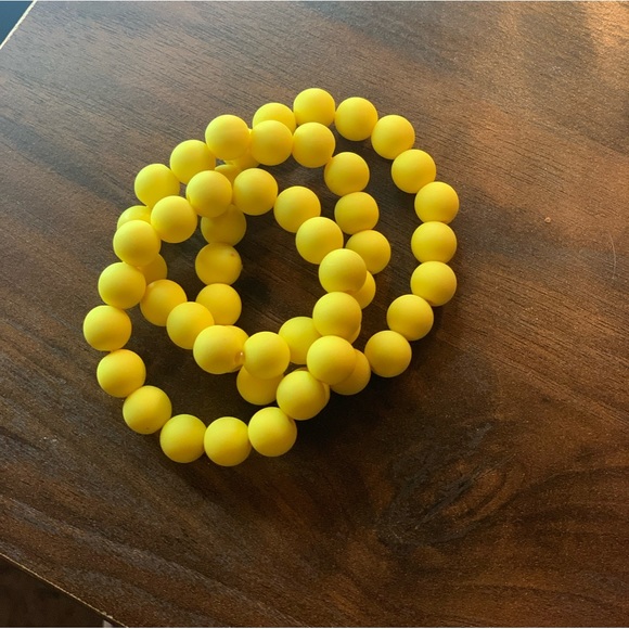 yellow summer bracelet